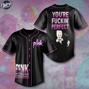 P!nk Black Baseball Jersey