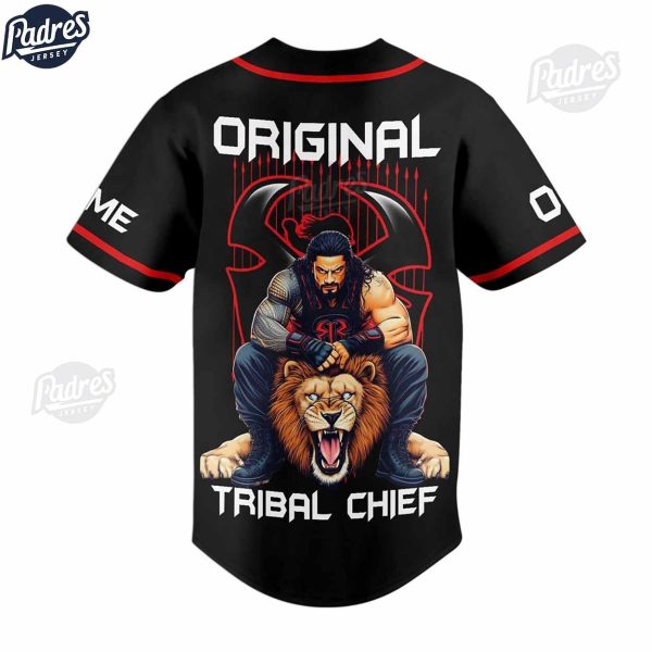 Roman Reigns OTC Original Tribal Chief Custom Baseball Jersey 2