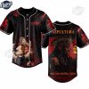 Sepultura 40th Anniversary Tour Custom Baseball Jersey 2