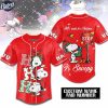 Snoopy Ho Ho Ho Christmas Baseball Jersey 1