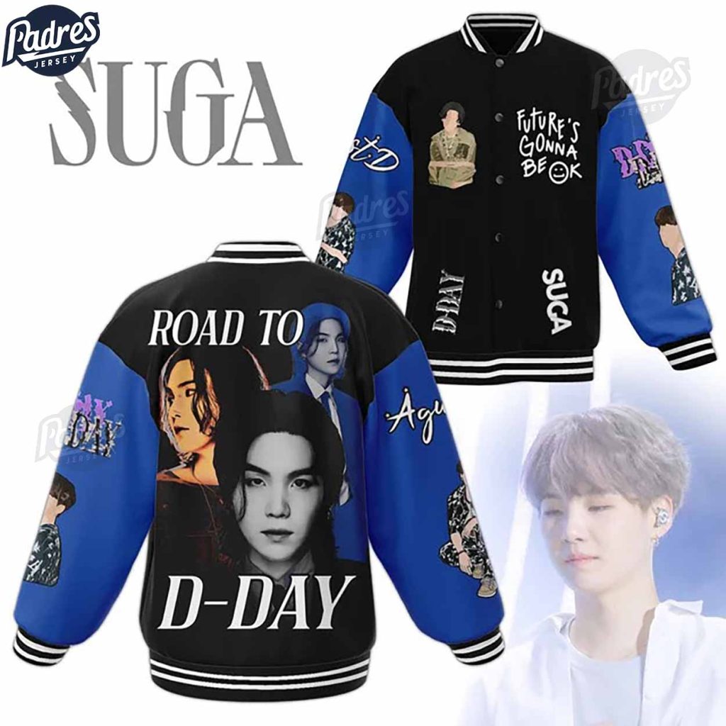 Suga D Day Music Baseball Jacket