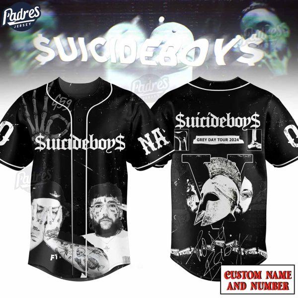 Suicideboys Grey Day Tour 2024 Baseball Jersey 1