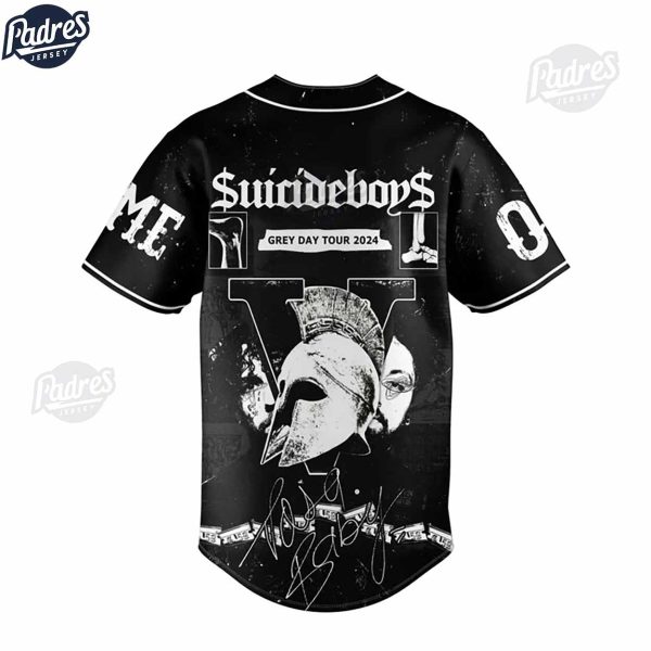 Suicideboys Grey Day Tour 2024 Baseball Jersey 2