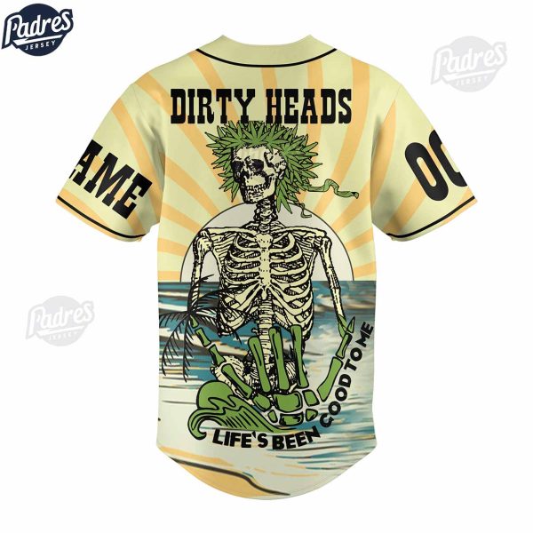 The Dirty Heads Lifes Been Good Custom Baseball Jersey 2