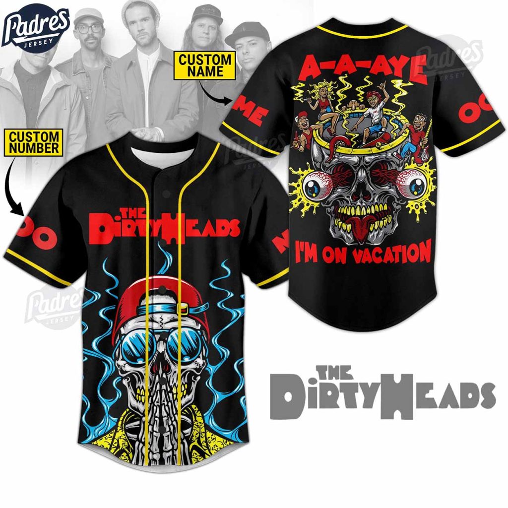 The Dirty Heads Vacation Custom Baseball Jersey