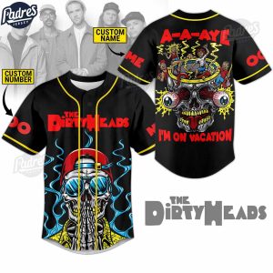 The Dirty Heads Vacation Custom Baseball Jersey 1