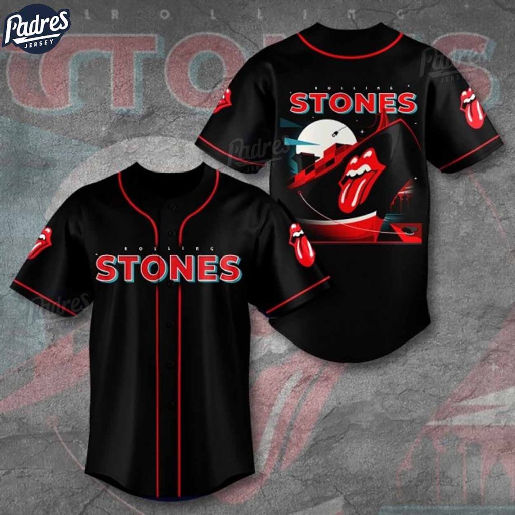 The Rolling Stones Design Baseball Jersey