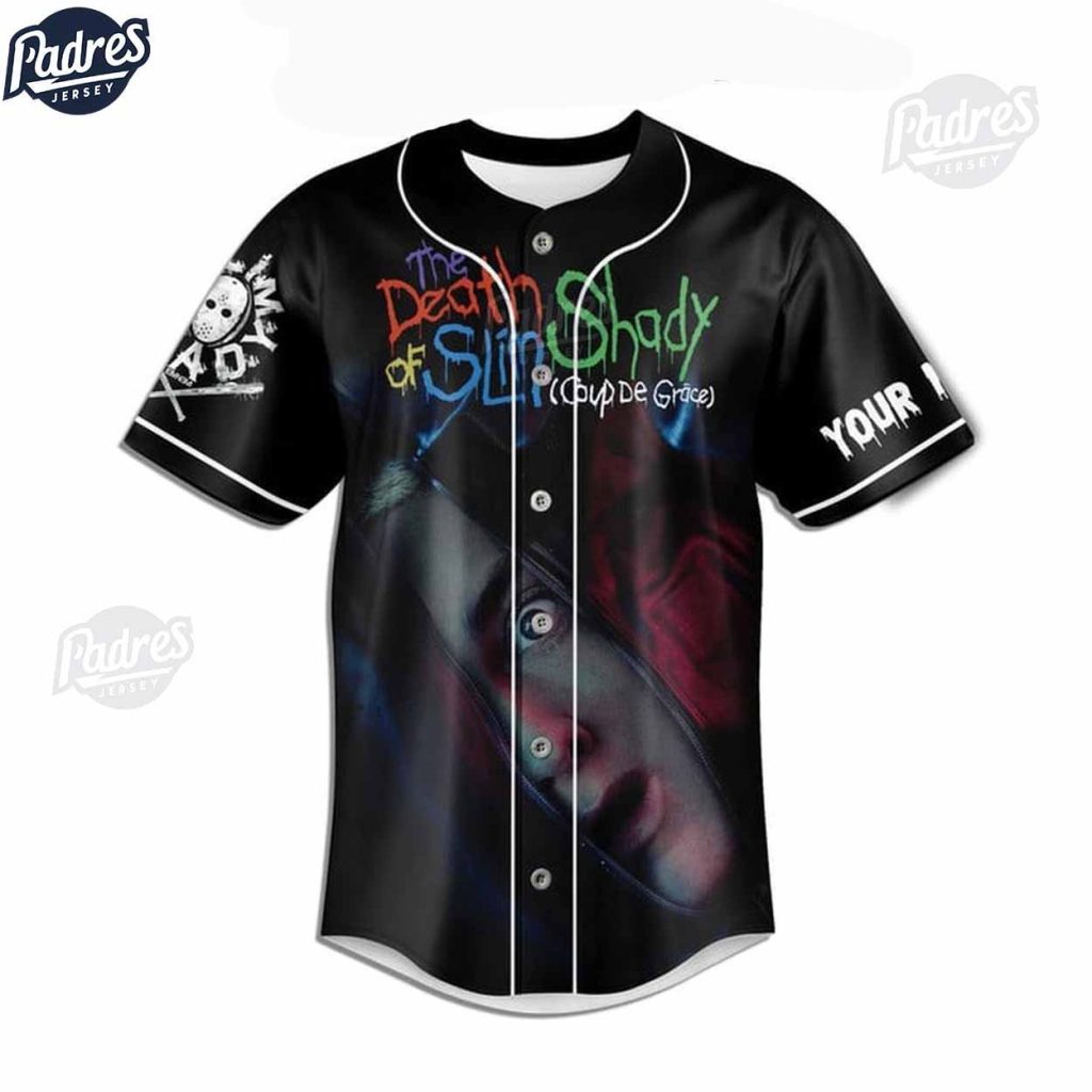 Unique The Death Of Slim Shady Eminem Custom Baseball Jersey