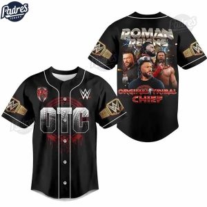 WWE SummerSlam 2024 Roman Reigns OTC Baseball Jersey