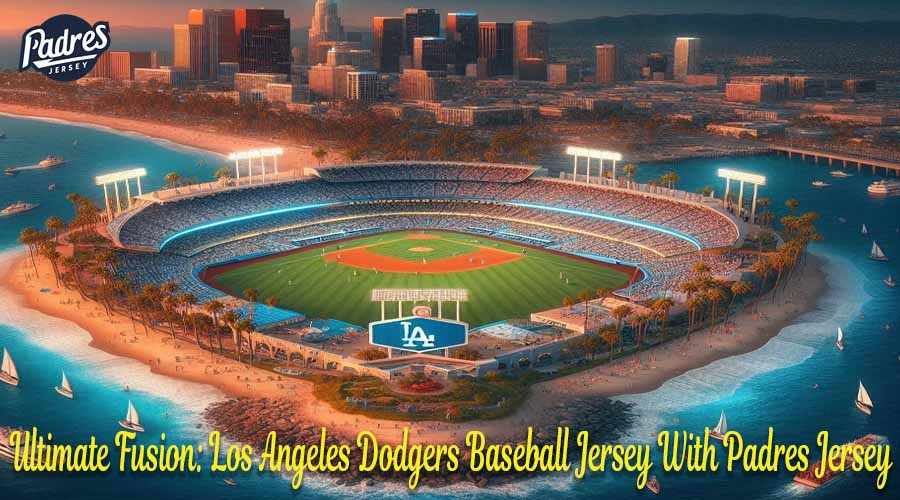 Ultimate Fusion: Los Angeles Dodgers Baseball Jersey With Padres Jersey