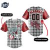 Alabama Crimson Tide Football Baseball Jersey Unique Custom 1