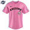 Arizona Cardinals Hello Kitty Pink NFL Baseball Jersey 2