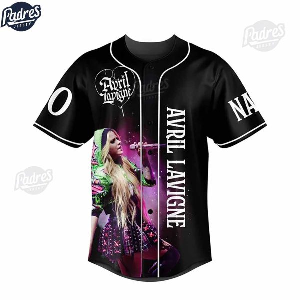 Avril Lavigne Greatest Hits Tour Custom Baseball Jersey 3