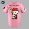 Baltimore Oriole Hello Kitty Pink Baseball Jersey 3