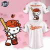 Baltimore Orioles x Hello Kitty Baseball Jersey Style 1