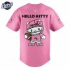 Baltimore Ravens Hello Kitty Pink NFL Baseball Jersey 3