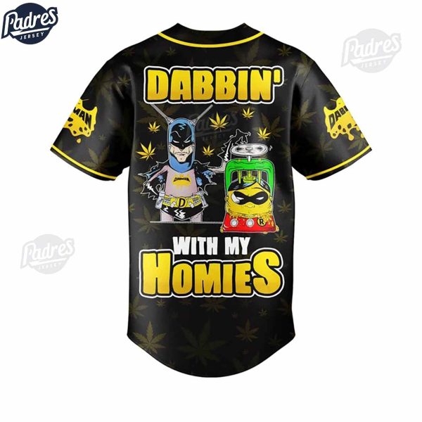 Batman Weed Baseball Jersey Style 3