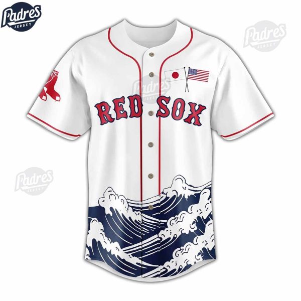 Boston Red Sox Japanese Baseball Jersey Style 2