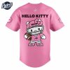 Buffalo Bills Hello Kitty Pink NFL Baseball Jersey 3