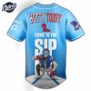 Come To The Sip Hotty Toddy Ole Miss Rebels Football Custom Baseball Jersey 3