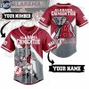 Custom Alabama Crimson Tide Football Baseball Jersey Style 1