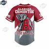 Custom Alabama Crimson Tide Football Baseball Jersey Style 2