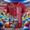 Custom Alabama Crimson Tide Roll Tide Football Baseball Jersey 3