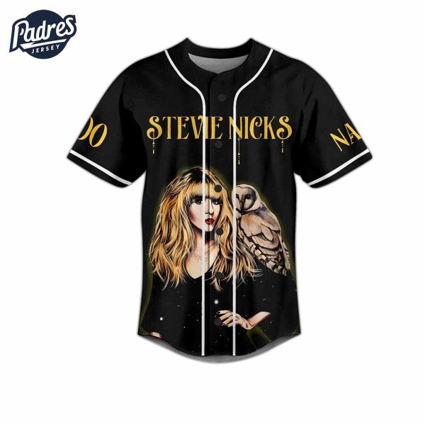 Custom Back To Gypsy That I Was Stevie Nicks Baseball Jersey 2