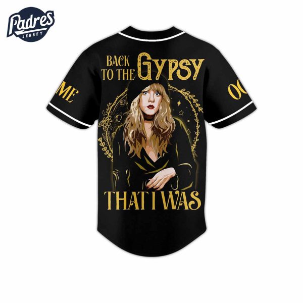 Custom Back To Gypsy That I Was Stevie Nicks Baseball Jersey 3