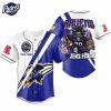 Custom Baltimore Ravens Football Mascot Baseball Jersey 1