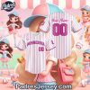 Custom Barbie X Minnesota Twins Baseball Jersey 1