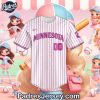 Custom Barbie X Minnesota Twins Baseball Jersey 2