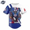 Custom Buffalo Bills Football Mascot Baseball Jersey 2