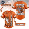 Custom Clemson Tigers Football Baseball Jersey 1