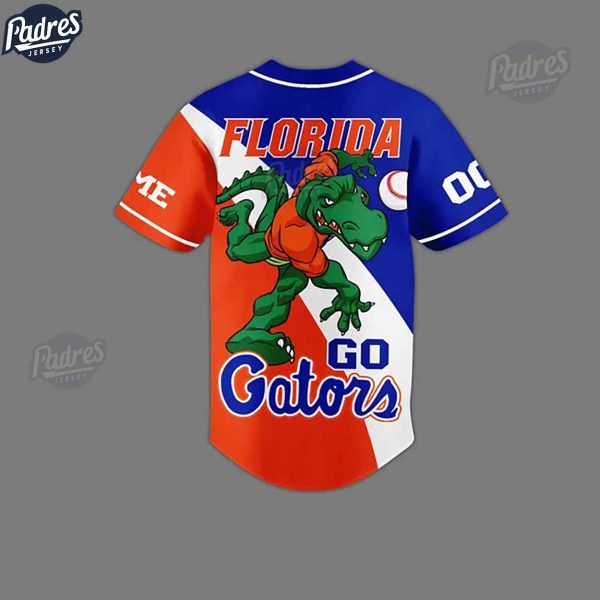 Custom Florida Gators Football Baseball Jersey Style 3