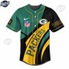 Custom Green Bay Packers NFL Baseball Jersey Style 2