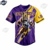 Custom LSU Tigers NCAA Football Baseball Jersey 2