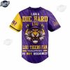 Custom LSU Tigers NCAA Football Baseball Jersey 3