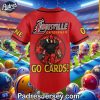 Custom Louisville Cardinals Football Baseball Jersey 3