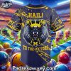 Custom Michigan Wolverines National Championship Football Baseball Jersey 2