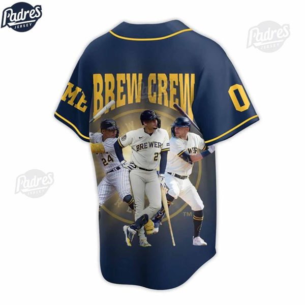 Custom Milwaukee Brewers Baseball Jersey For Lovers 3