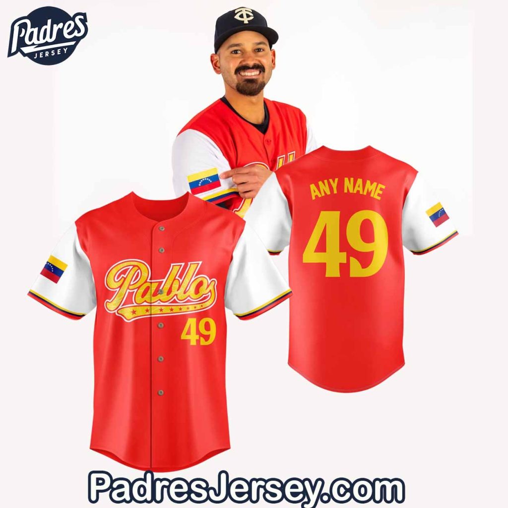 Custom Minnesota Twins Pablo Day Baseball Jersey