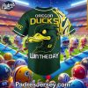 Custom Oregon Ducks Football Baseball Jersey 2