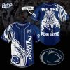 Custom Penn State Nittany Lions Football Baseball Jersey 1