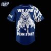 Custom Penn State Nittany Lions Football Baseball Jersey 2