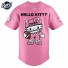 Dallas Cowboys Hello Kitty Pink NFL Baseball Jersey 3