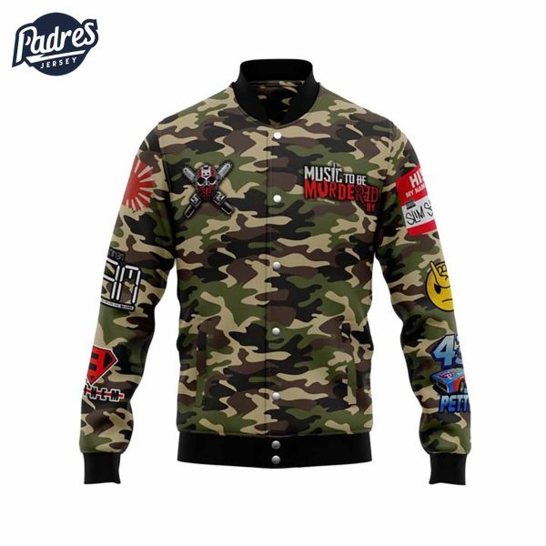 Eminem The Death Of Slim Shady Camo Baseball Jacket 2