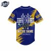 God First Family Second Then Irish Notre Dame Football Custom Baseball Jersey 3