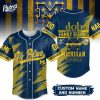 God First Family Second Then Michigan Wolverines Football Custom Baseball Jersey 1