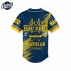 God First Family Second Then Michigan Wolverines Football Custom Baseball Jersey 3